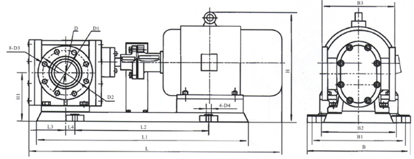 LB系列冷冻机用齿轮油泵3